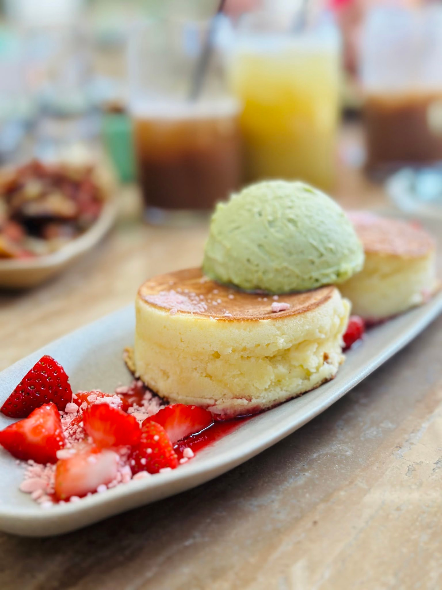 Fluffy pancakes at Hash House in Lambertville NJ
